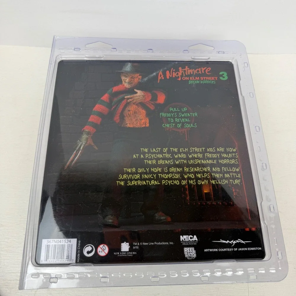 NECA Nightmare on Elm Street 3 Dream Warriors Freddy Krueger 8" Action Figure - Picture 4 of 4